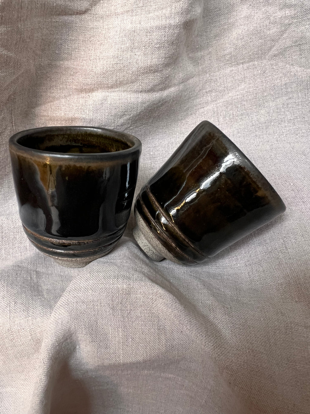 Set of double espresso cups