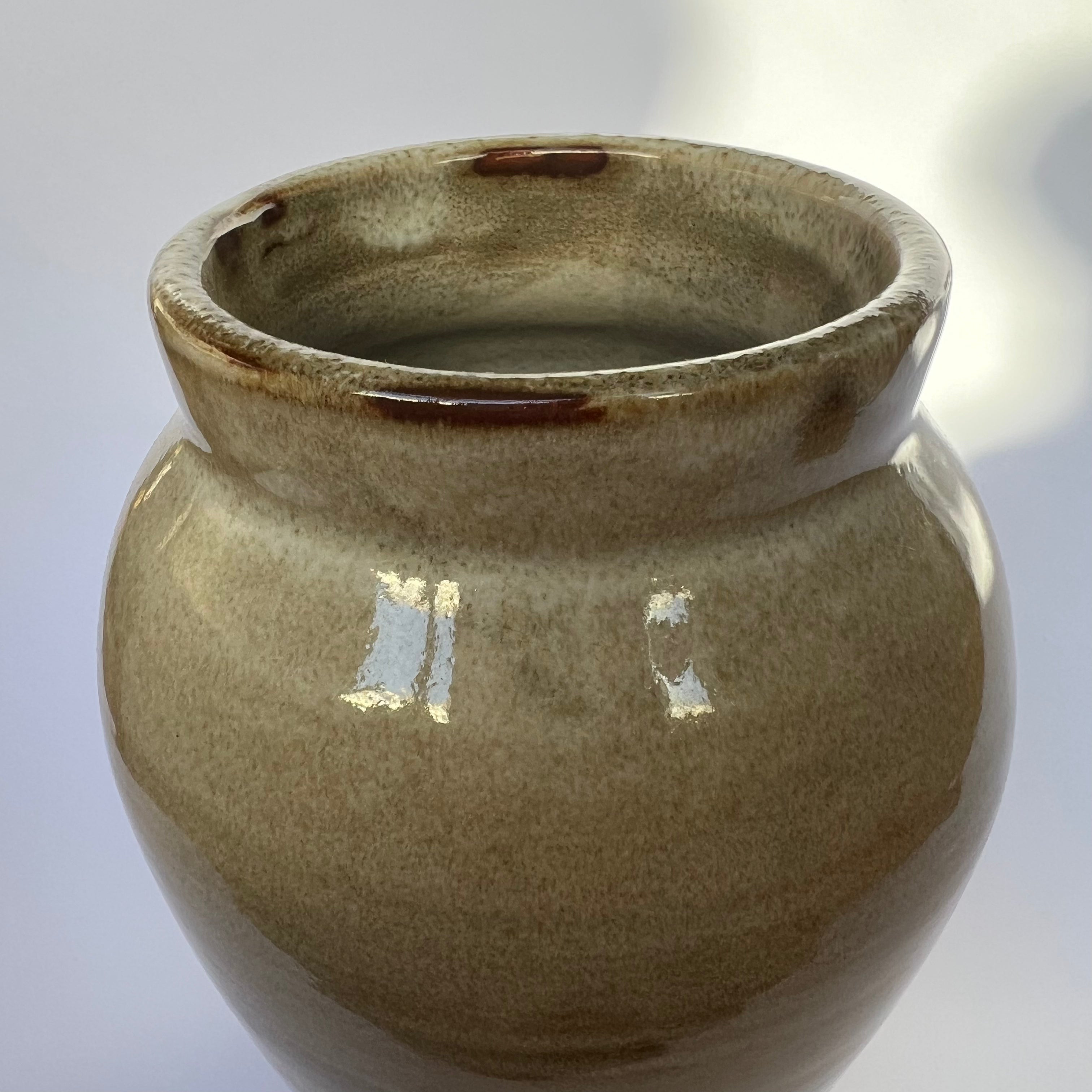 Beige apothecary-ish vase